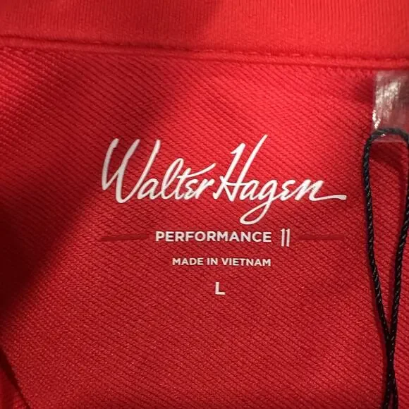 NWT Walter Hagen Women's 1/4 Zip Performance 2025 Ryder Cup PGA Size Large Red - Picture 5 of 10